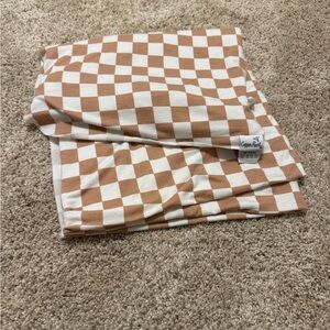 Checkered Copper Pearl Swaddle
